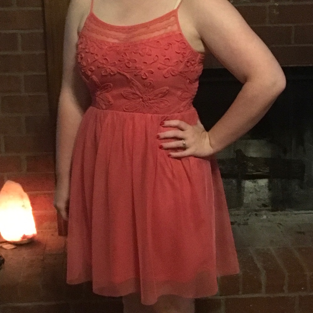 Coral sundress